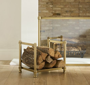 Best Quality Brass Fireplace <b>Logs</b> <b>Holder</b> Solid Brass Wire Fireplace <b>Log</b> <b>Holder</b> Indoor Most Selling - Product Image 4