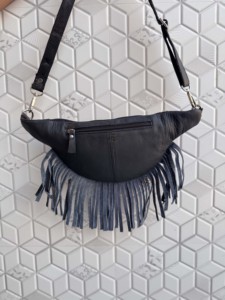 2026 New Arrival Hand Tooled Cowhide Leather Fringe <b>Money</b> <b>Belt</b> Shoulder Bag Trending Easy to Carry <b>Money</b> <b>Belt</b> Travel Stylish - Product Image 3