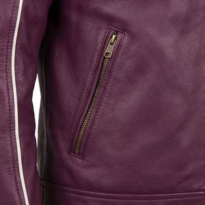 Chaqueta de cuero para hombre NAI-0780A, estilo motero, a prueba de viento, para verano, ropa protectora para motociclismo, de color personalizado. - Product Image 5