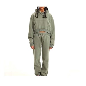 Women's 2 Piece Tracksuit Set <b>Pink</b> Hooded <b>Sweatshirt</b> Long Sleeve Tops Jogger Pants Casual Outfit - Product Image 4