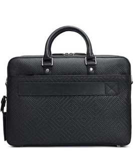 Sac de voyage d'affaires en cuir véritable souple pour homme, personnalisé OEM, vente en gros, style vintage, grain de galet, doublure légère en polyester, porte-documents - Product Image 3