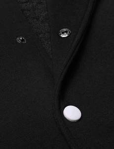 Veste universitaire au design classique pour homme, décontractée, à blocs de couleur, boutonnée, pour le printemps, l'automne, l'école et les activités de plein air - Product Image 6