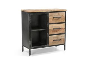Muebles para el Hogar de la Mejor Calidad: Gabinete de Cocina con Puerta de Vidrio y Cajones de Madera - Product Image 2
