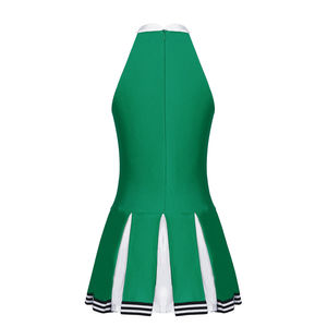 En promotion : Nouvelle conception d'uniforme de cheerleader sportif coloré extensible dans quatre directions pour filles, conçu pour l'entraînement - Product Image 2