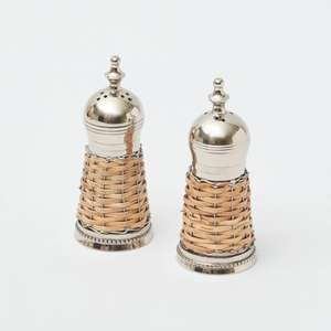 Ensemble de salières et poivrières en laiton antique, cadeau idéal pour mariage, décoration de table, facile à transporter, qualité alimentaire - Product Image 6