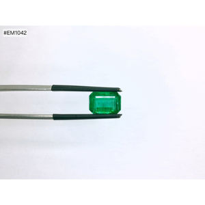 Esmeralda Zambiana 100% Natural, Corte Octogonal Facetado, 3.55ct, Piedra Suelta Premium, Color Verde, Claridad Excelente, Para Joyería - Product Image 1