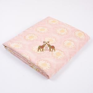 Tela Ligera de Algodón Estampada a Mano con Diseño Floral de Girasol, de Alta Calidad, Última Llegada, para Verano, Material Suave - Product Image 1