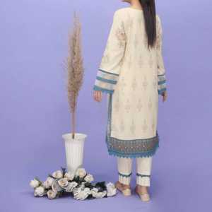 Ensemble Khaddar imprimé 2 pièces pour femme PW4144 - Product Image 1