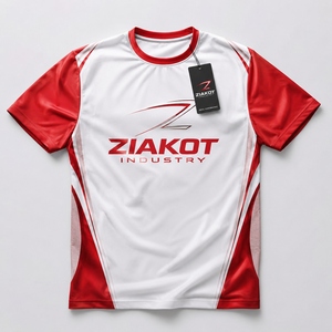 ZIAKOT industry New design Men's Custom Black Pink 3D Pink Ribbon Breast Cancer Heart Performance T-Shirt - Product Image 2