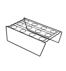 Support Carré en Fer à 12 Trous pour Cornets de Glace Crafted Treasures – Réutilisable, Écologique, Facile à Nettoyer – Présentoir pour Mariages/Fêtes - Product Image 1