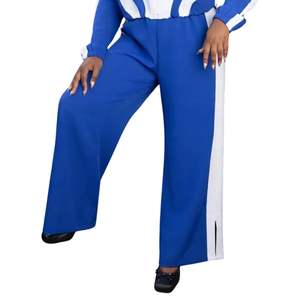Zeta Phi Beta Cropped Retro Tracksuit Women Greek Letter Two Piece Set Wide Leg <b>Pants</b> Athletic Casual Streetwear Outfit - Product Image 5