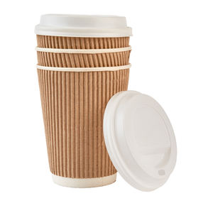 Gobelets en carton ondulé de qualité supérieure, légers et étanches, de qualité alimentaire, pour servir des boissons chaudes, provenant d'un vendeur indien. - Product Image 1