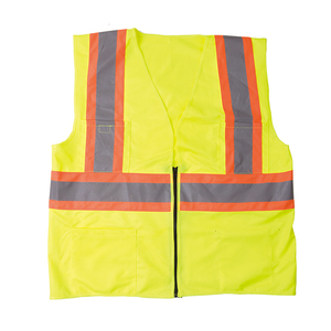 Ropa de trabajo reflectante de tela ligera para construcción, chaleco de seguridad, ropa protectora de alta visibilidad, transpirable - Product Image 6