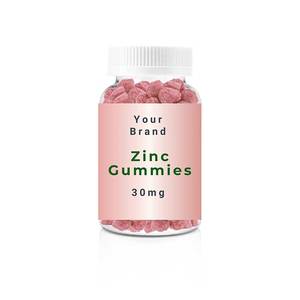 Gomitas de Zinc con Sabor Natural de Bayas Rojas (30mg) de Alta Calidad, Origen Estadounidense, Calidad de Exportación, Suplemento para la Salud, en Botella PET de 60 Unidades - Product Image 1