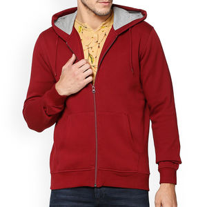 Nouveau design tendance, best-seller, sweats à capuche pour hommes avec fermeture éclair, faible MOQ, grandes tailles, bonne qualité, prix raisonnable, sweats à capuche et sweat-shirts pour hommes - Product Image 1