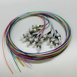 ผมเปียใยแก้วนำแสง12แกน9/125โหมดเดียวใยแก้วนำแสงแบบ Pigtail FC UPC SMF G652D 1.5เมตร - Product Image 3