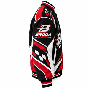 Hot Selling Nascar Custom New Arrival Customizable Canvas Varsity <b>Jacket</b> Premium Classic Button <b>Vintage</b> Baseball Front Custom - Product Image 5