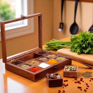 Wooden Storage Organizer Box for Home and Office Use Eco-Friendly Wooden Desktop Storage Organizer Box - Product Image 5