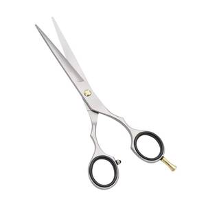 Ciseaux de coiffure professionnels en acier inoxydable, lame tranchante, pour droitiers, manche moyen, ciseaux de coupe de cheveux - Product Image 5