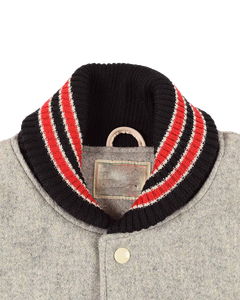 Blouson universitaire noir surdimensionné personnalisé 2021 – Dernier design en gros pour les récompenses hivernales - Product Image 6