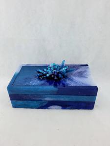 Caja de Joyería de Resina Floral Hecha a Mano, Premium y Personalizada, Organizador Decorativo para Guardar Objetos Pequeños, Estuche de Regalo de Resina para Joyas - Product Image 2