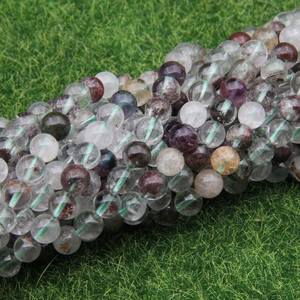 ลูกปัดควอตซ์แท้ทรงกลม คริสตัลใสธรรมชาติ สำหรับทำเครื่องประดับ ขายส่ง - Product Image 2