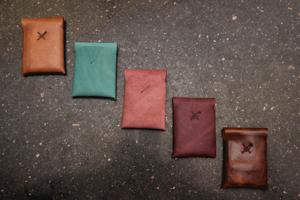 Portefeuille en cuir minimaliste de luxe sans couture, protégé par RFID, étui fin pour cartes de crédit, emballage cadeau avec logo personnalisé LSSW-0021E - Product Image 6