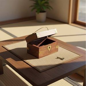 Hucha de Madera Rectangular Hecha a Mano, Estilo Vintage, para Adultos y Niños, para el Hogar u Oficina, de Alta Calidad, Anti-Robo - Product Image 1