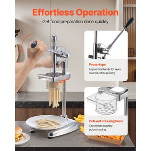 Tagliapatatine Professionale in Acciaio Inossidabile per Patatine Fritte e Patatine a Bastoncino - Product Image 4