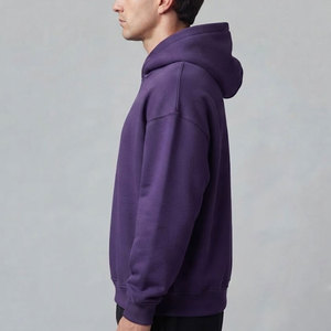 เสื้อฮู้ดดี้โอเวอร์ไซส์ รุ่นเบสิค ใส่ได้ทุกวัน ผ้าฝ้ายเนื้อนุ่ม สวมใส่สบาย ทรงหลวม สไตล์สตรีท ใช้ได้ทุกวัน - Product Image 2