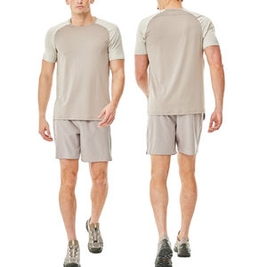 Conjunto de Camiseta y Pantalones Cortos Deportivos para Hombre, Diseño Personalizado con Impresión Digital, Ropa Deportiva Informal para Correr - Product Image 3
