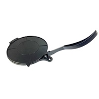 Kwang Hsieh – Moule manuel en alliage d'aluminium moulé de 8 pouces, revêtement noir de qualité alimentaire, écologique, pour tortillas de maïs et de farine