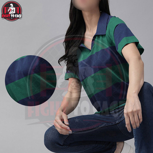 Polo de Mujer de Tallas Grandes de Calidad Premium OEM ODM al Por Mayor, Ropa Casual con Logotipo Personalizado - Product Image 4