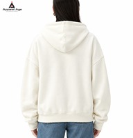 Nouveau design – Sweat à capuche zippé en molleton de coton 350G de haute qualité pour femme, imprimé DTG, logo personnalisé, sweats à capuche vierges épais pour l'automne
