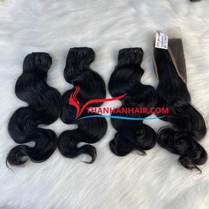 ช่อผมลอนสีธรรมชาติทำจาก100% ผมบริสุทธิ์ผลิตจากเวียดนาม - Product Image 6