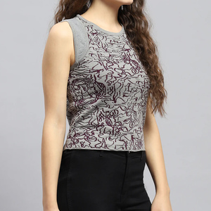 Camiseta sin Mangas Personalizada para Mujer, Verano, Informal, Ecológica, Transpirable, de Secado Rápido, Deportiva, 100% Poliéster - Product Image 4
