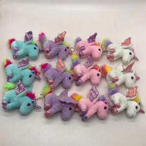 Custom My Little Pony Plush Keychain <b>Soft</b> <b>Stuffed</b> Animal <b>Toy</b> 11CM-30CM For Kids Age 3 And Above Unisex Colorful Unicorn Design - Product Image 5