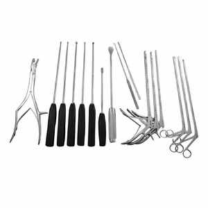 Kit d'instruments chirurgicaux manuels pour discectomie antérieure, outils de neurochirurgie orthopédique en acier inoxydable pour chirurgie spinale en milieu hospitalier - Product Image 2