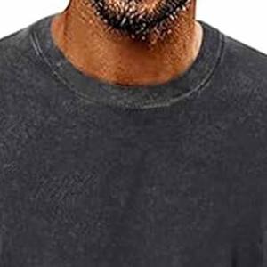 Camiseta Oversize para Hombre, Estilo Desgastado, Holgada, Estampada, de Color Liso, Transpirable, con el Mejor Diseño, Cargada por Dress Sports - Product Image 2