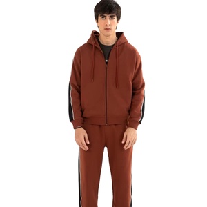 ชุดวอร์มมีซิปน้ำหนักเบาผ้าคอตตอน100% ดีไซน์ใหม่ล่าสุด - Product Image 1