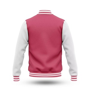Custom <b>Men</b> Baseball Varsity <b>Jacket</b> Wool Body <b>Leather</b> Sleeves Letterman Outerwear OEM ODM Sample Service Available - Product Image 6