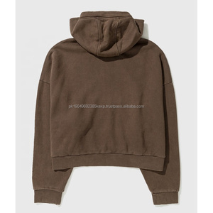 Fabricants de vêtements, sweat-shirt à capuche personnalisé avec fermeture éclair intégrale, style streetwear, 100% coton, sweat-shirt pour homme, sweat-shirt oversize vierge, logo personnalisé - Product Image 5