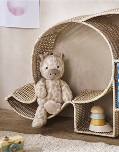 Estante de ratán hecho a mano de primera calidad para decoración de habitación infantil, estante de pared de diseño natural hecho en Vietnam con forma de elefante. - Product Image 2