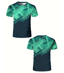 Camisetas de Gimnasio Blancas para Hombre, de Alta Calidad, 250 g/m², 100% Poliéster, con Logotipo Personalizado por Sublimación y Bordado, al por Mayor, Ecológicas - Product Image 3