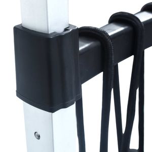 รถเข็นกระเป๋าเดินทางอลูมิเนียมสีเงินแบบพับได้มีความจุ154.3ปอนด์ - Product Image 6