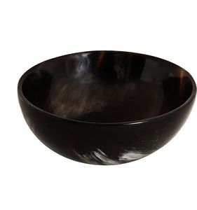 Bol en corne de buffle poli Viking pour fruits et légumes, écologique, fait main en Inde - Product Image 3