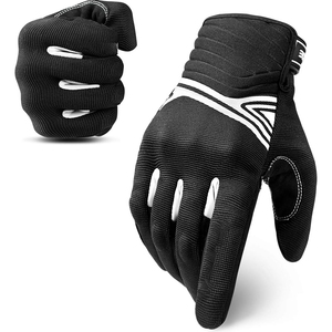 Gants de moto personnalisables avec paume et doigts en mousse, absorbant efficacement les chocs et la saleté. - Product Image 1