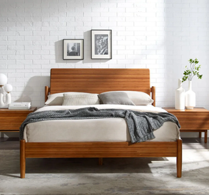 Auberge du Soleil - Estructura de Cama Moderna y Minimalista de Madera de Teca Sólida, Ecológica y Duradera, Tamaño King, Muebles para Dormitorio Interior - Product Image 6