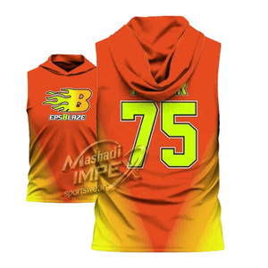 PURE Hooded <b>Compression</b> 7 on 7 Custom Flag Football Jerseys Uniforms Fully Sublimated Team 7 on 7 Jerseys Wear - Product Image 3