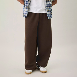 Pantalones Deportivos de Pierna Ancha con Ribete en Contraste para Hombre, Estilo Urbano Y2K, Pantalones Holgados, Logotipo Personalizado OEM, Algodón Premium, Jogger Casual - Product Image 1